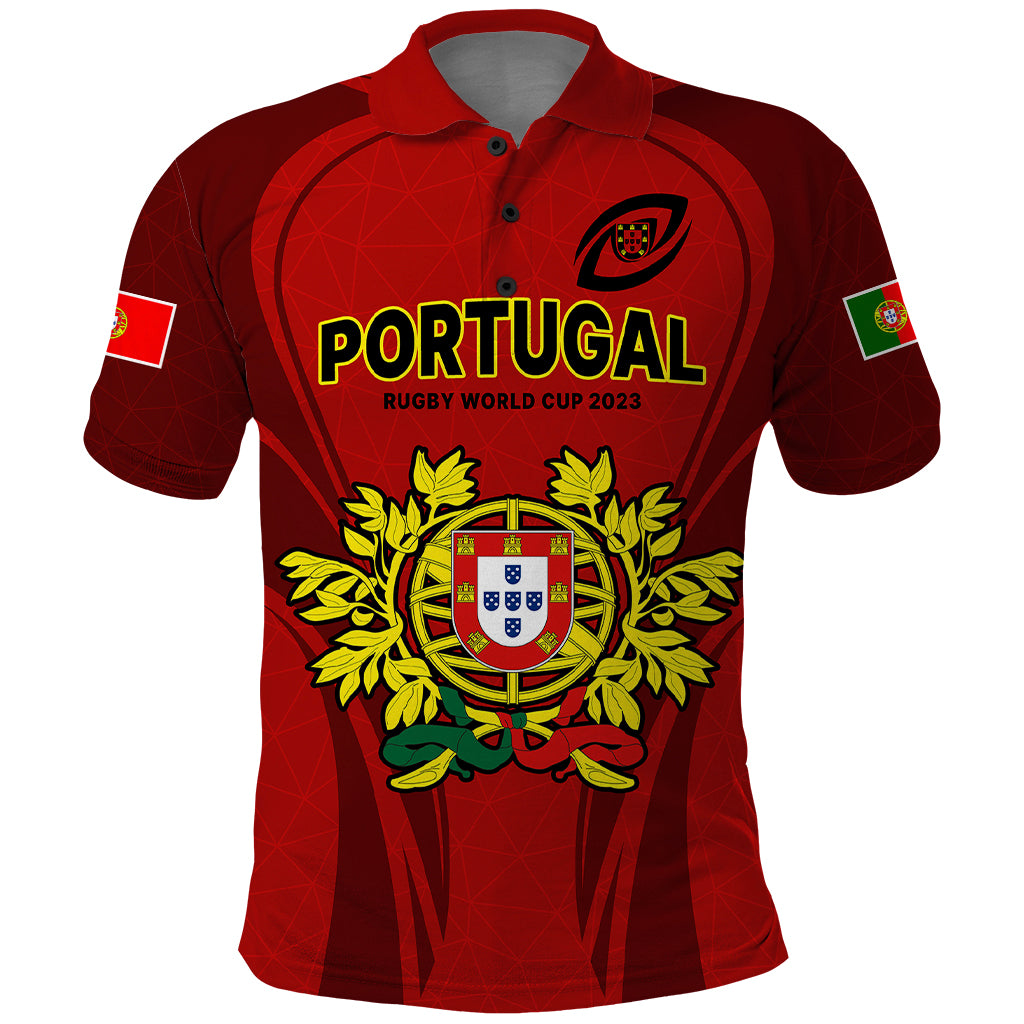 Portugal Rugby Polo Shirt The Wolves World Cup 2023 Go Os Lobos - Wonder Print Shop