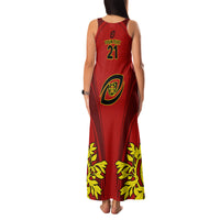 Custom Portugal Rugby Family Matching Tank Maxi Dress and Hawaiian Shirt The Wolves World Cup 2023 Go Os Lobos - Wonder Print Shop