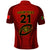 Custom Portugal Rugby Polo Shirt The Wolves World Cup 2023 Go Os Lobos - Wonder Print Shop