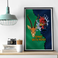 France South Africa Rugby Canvas Wall Art Springboks and Gallic Rooster World Cup 2023 LT9 - Wonder Print Shop