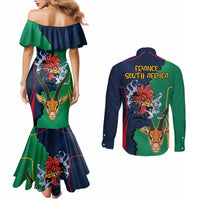 new-zealnd-ireland-rugby-couples-matching-mermaid-dress-and-long-sleeve-button-shirts-warrior-black-fern-and-shamrocks-world-cup-2023