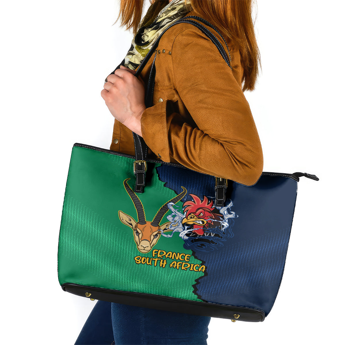 france-south-africa-rugby-leather-tote-bag-springboks-and-gallic-rooster-world-cup-2023