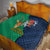 France South Africa Rugby Quilt Springboks and Gallic Rooster World Cup 2023 - Wonder Print Shop