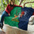 France South Africa Rugby Quilt Springboks and Gallic Rooster World Cup 2023 - Wonder Print Shop