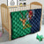 France South Africa Rugby Quilt Springboks and Gallic Rooster World Cup 2023 - Wonder Print Shop