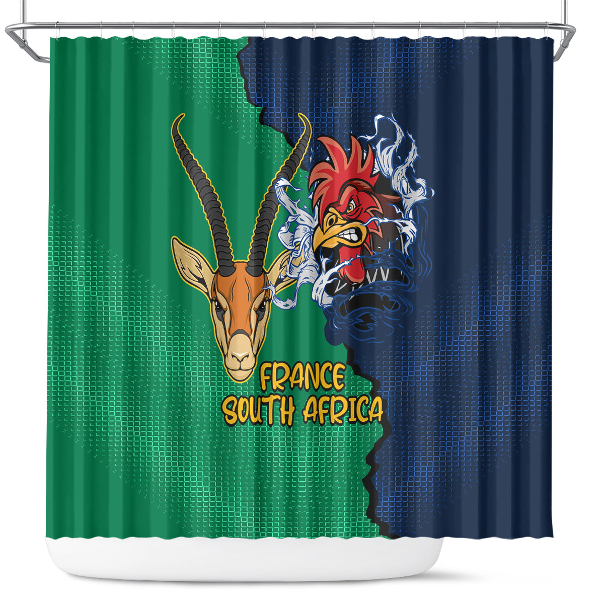 france-south-africa-rugby-shower-curtain-springboks-and-gallic-rooster-world-cup-2023