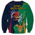 France South Africa Rugby Sweatshirt Springboks and Gallic Rooster World Cup 2023 - Wonder Print Shop