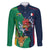 Custom France South Africa Rugby Family Matching Tank Maxi Dress and Hawaiian Shirt Springboks and Gallic Rooster World Cup 2023 - Wonder Print Shop