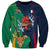 Custom France South Africa Rugby Sweatshirt Springboks and Gallic Rooster World Cup 2023 - Wonder Print Shop