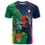 Custom France South Africa Rugby T Shirt Springboks and Gallic Rooster World Cup 2023 - Wonder Print Shop