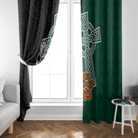 New Zealand Ireland Rugby Window Curtain Warrior Black Fern and Shamrocks World Cup 2023 - Wonder Print Shop