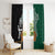 New Zealand Ireland Rugby Window Curtain Warrior Black Fern and Shamrocks World Cup 2023 - Wonder Print Shop