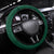 New Zealand Ireland Rugby Steering Wheel Cover Warrior Black Fern and Shamrocks World Cup 2023 - Wonder Print Shop