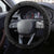 New Zealand Ireland Rugby Steering Wheel Cover Warrior Black Fern and Shamrocks World Cup 2023 - Wonder Print Shop