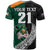 Custom New Zealand Ireland Rugby T Shirt Warrior Black Fern and Shamrocks World Cup 2023 - Wonder Print Shop