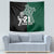 Custom New Zealand Ireland Rugby Tapestry Warrior Black Fern and Shamrocks World Cup 2023 - Wonder Print Shop