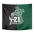 Custom New Zealand Ireland Rugby Tapestry Warrior Black Fern and Shamrocks World Cup 2023 - Wonder Print Shop