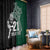 Custom New Zealand Ireland Rugby Window Curtain Warrior Black Fern and Shamrocks World Cup 2023 - Wonder Print Shop