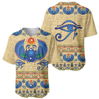 Ancient Egypt Scarab Beetle Baseball Jersey LT9 - Wonder Print Shop