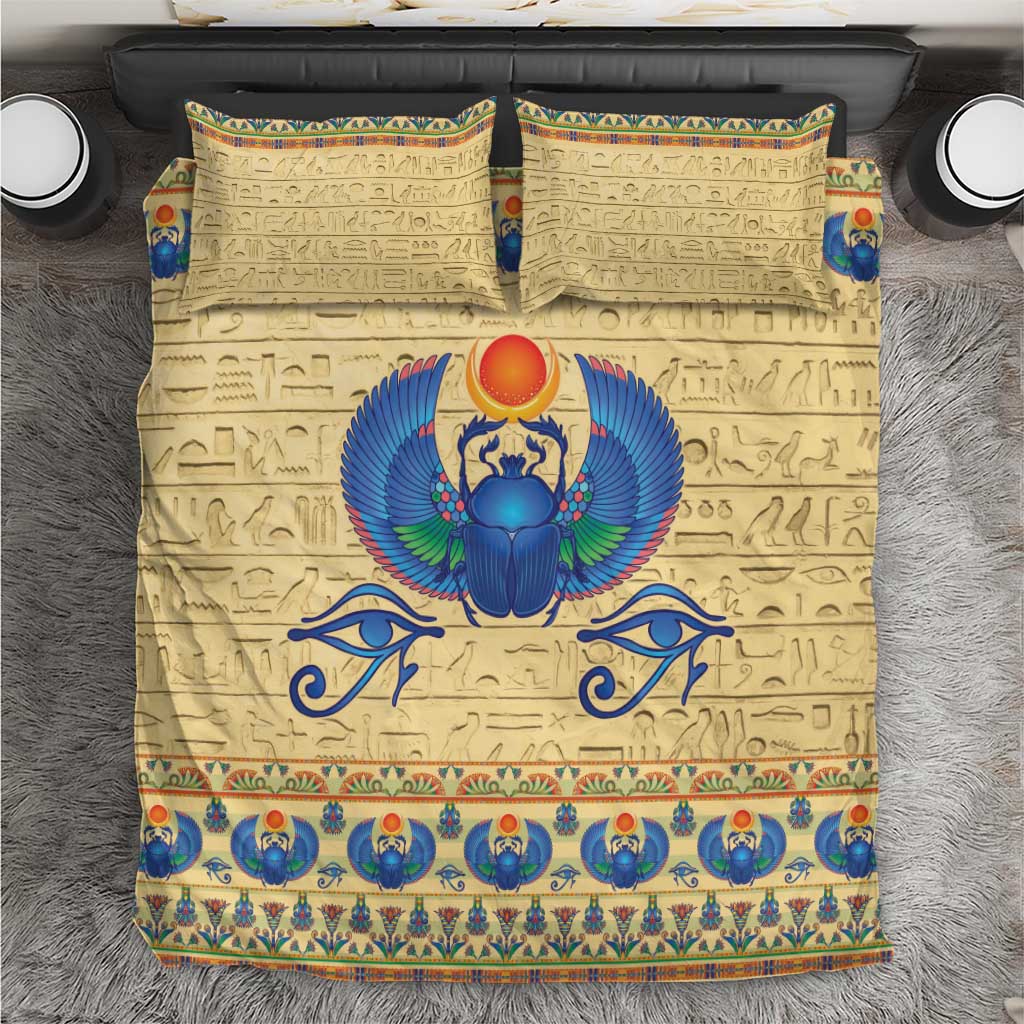 Ancient Egypt Scarab Beetle Bedding Set LT9 - Wonder Print Shop