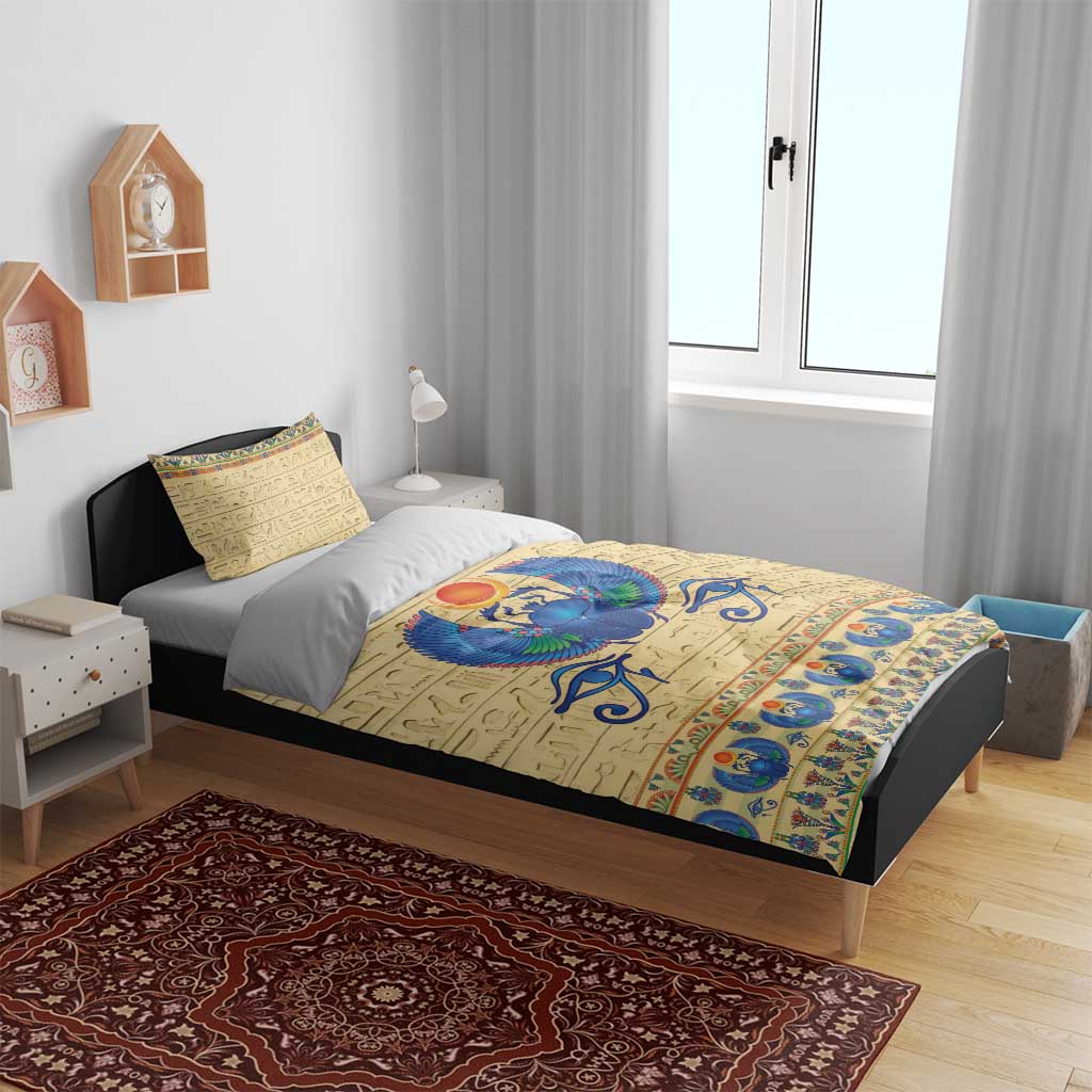 Ancient Egypt Scarab Beetle Bedding Set LT9 - Wonder Print Shop