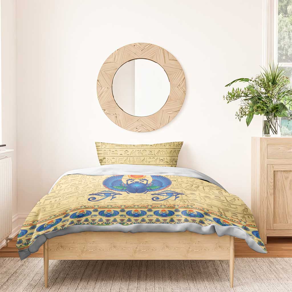 Ancient Egypt Scarab Beetle Bedding Set LT9 - Wonder Print Shop