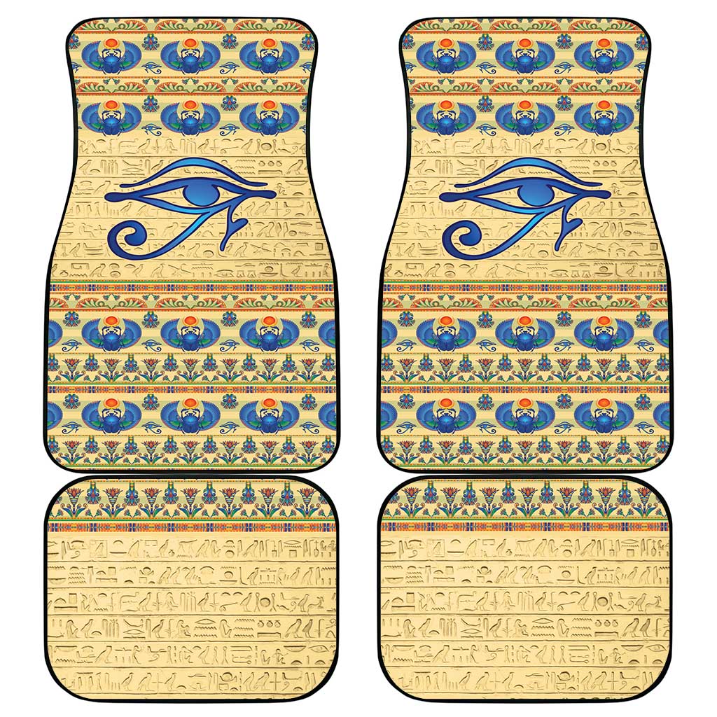Ancient Egypt Scarab Beetle Car Mats LT9 - Wonder Print Shop
