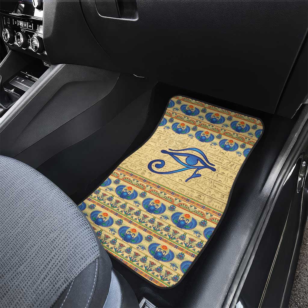 Ancient Egypt Scarab Beetle Car Mats LT9 - Wonder Print Shop