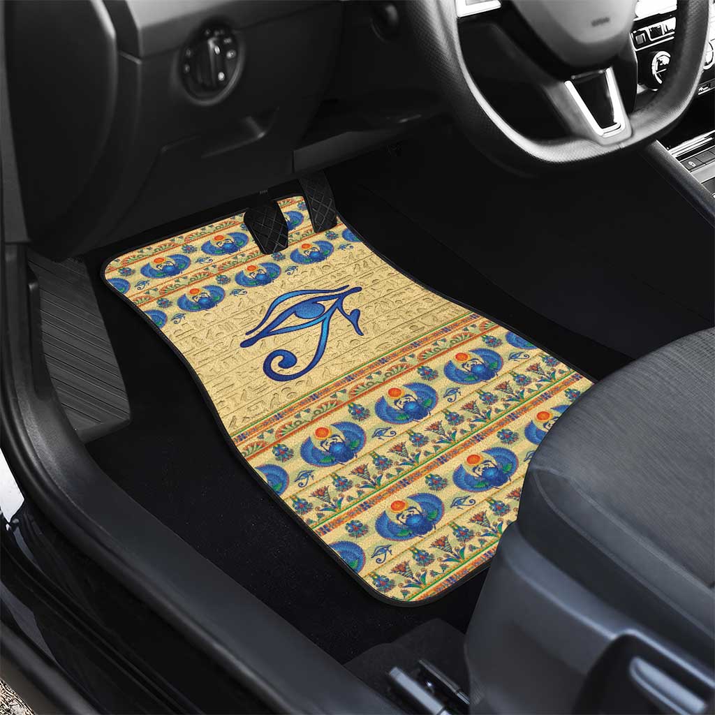 Ancient Egypt Scarab Beetle Car Mats LT9 - Wonder Print Shop