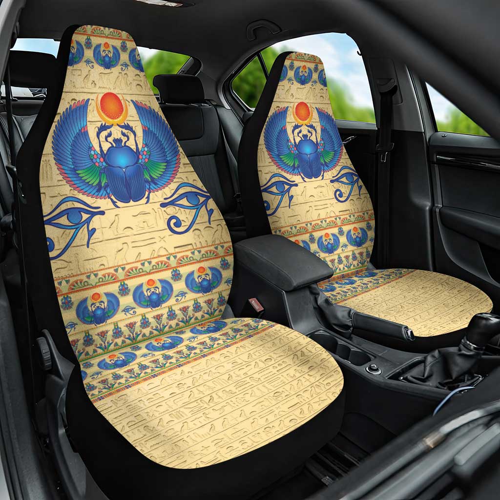 Ancient Egypt Scarab Beetle Car Seat Cover LT9 - Wonder Print Shop