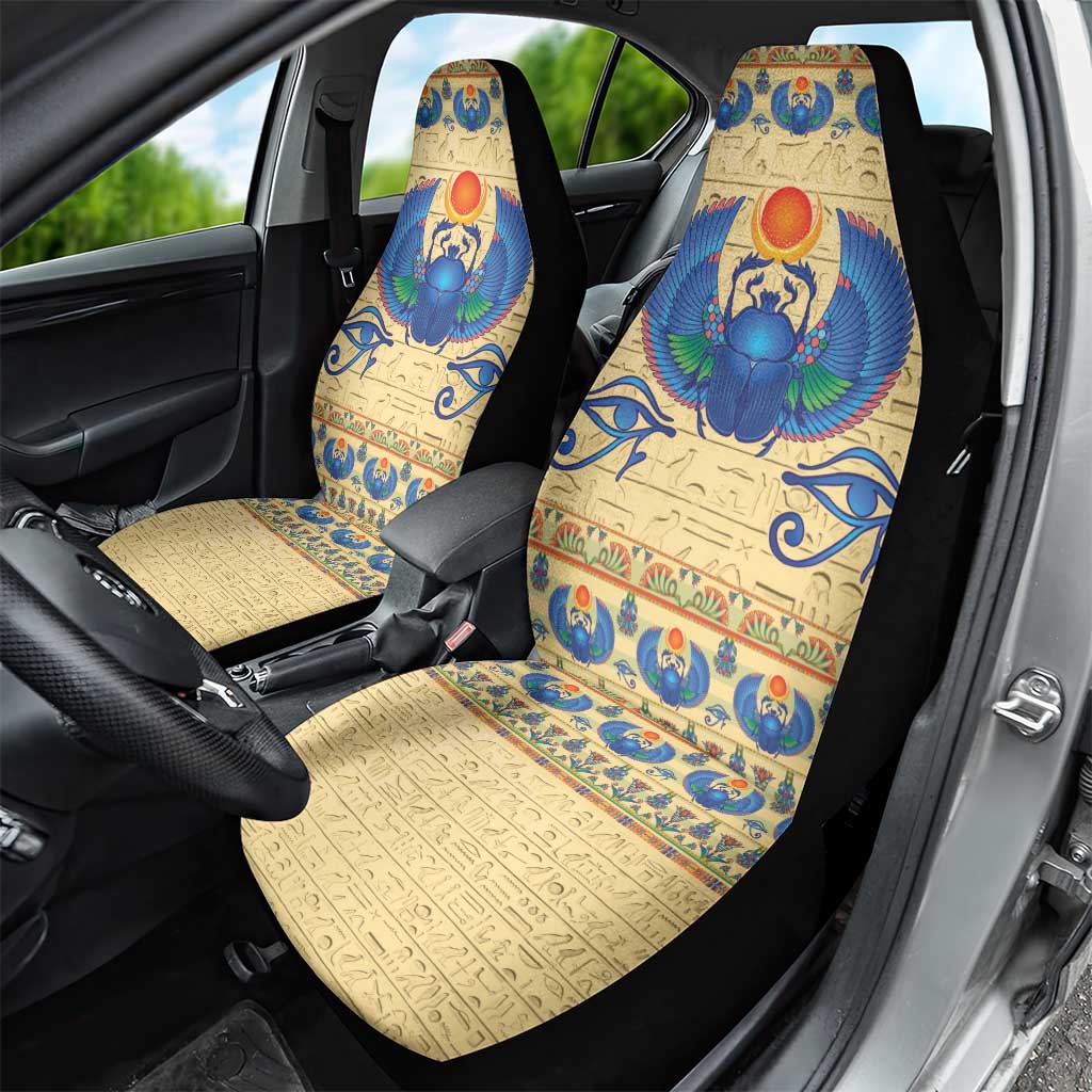 Ancient Egypt Scarab Beetle Car Seat Cover LT9 - Wonder Print Shop