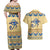 Ancient Egypt Scarab Beetle Couples Matching Off Shoulder Maxi Dress and Hawaiian Shirt LT9 - Wonder Print Shop