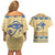 Ancient Egypt Scarab Beetle Couples Matching Off Shoulder Short Dress and Hawaiian Shirt LT9 - Wonder Print Shop