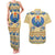 Ancient Egypt Scarab Beetle Couples Matching Tank Maxi Dress and Hawaiian Shirt LT9 - Wonder Print Shop