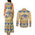 Ancient Egypt Scarab Beetle Couples Matching Tank Maxi Dress and Long Sleeve Button Shirt LT9 - Wonder Print Shop