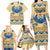 Ancient Egypt Scarab Beetle Family Matching Long Sleeve Bodycon Dress and Hawaiian Shirt LT9 - Wonder Print Shop