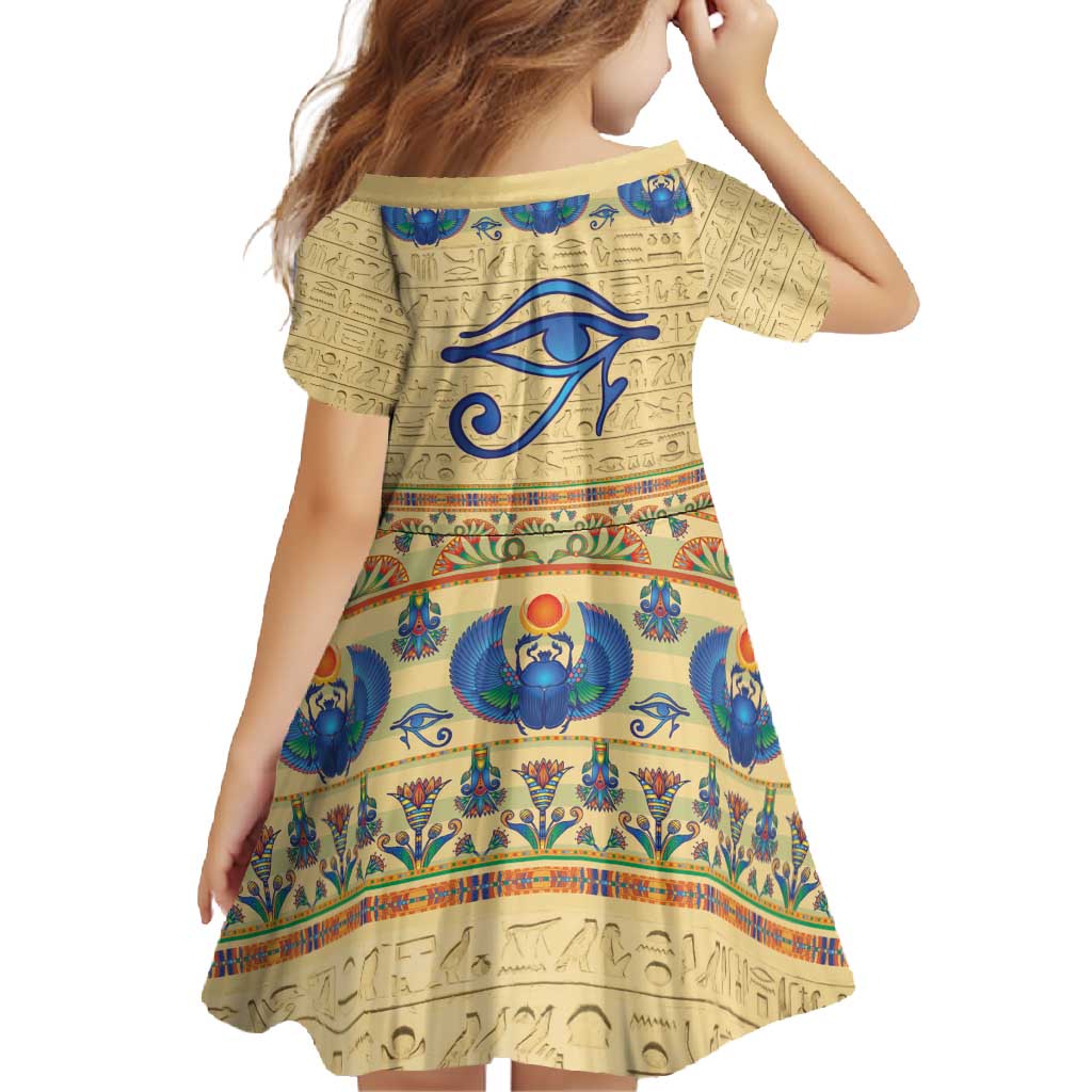 Ancient Egypt Scarab Beetle Family Matching Mermaid Dress and Hawaiian Shirt LT9 - Wonder Print Shop