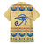 Ancient Egypt Scarab Beetle Family Matching Off The Shoulder Long Sleeve Dress and Hawaiian Shirt - Wonder Print Shop