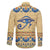 Ancient Egypt Scarab Beetle Family Matching Off The Shoulder Long Sleeve Dress and Hawaiian Shirt - Wonder Print Shop