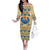 Ancient Egypt Scarab Beetle Family Matching Off The Shoulder Long Sleeve Dress and Hawaiian Shirt - Wonder Print Shop