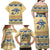 Ancient Egypt Scarab Beetle Family Matching Off Shoulder Maxi Dress and Hawaiian Shirt LT9 - Wonder Print Shop