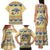 Ancient Egypt Scarab Beetle Family Matching Tank Maxi Dress and Hawaiian Shirt - Wonder Print Shop