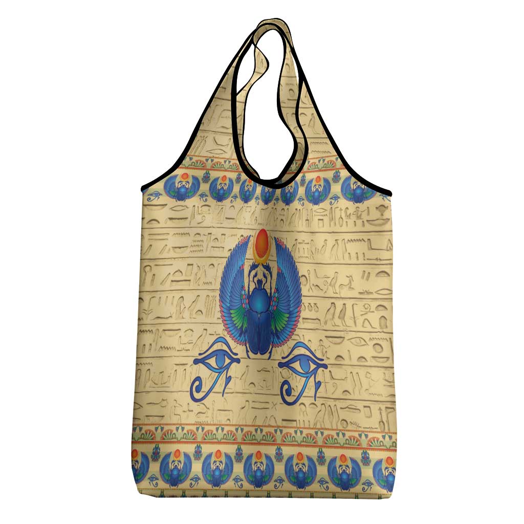 Ancient Egypt Scarab Beetle Grocery Bag
