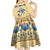Ancient Egypt Scarab Beetle Kid Short Sleeve Dress - Wonder Print Shop