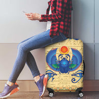 Ancient Egypt Scarab Beetle Luggage Cover - Wonder Print Shop