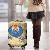 Ancient Egypt Scarab Beetle Luggage Cover - Wonder Print Shop
