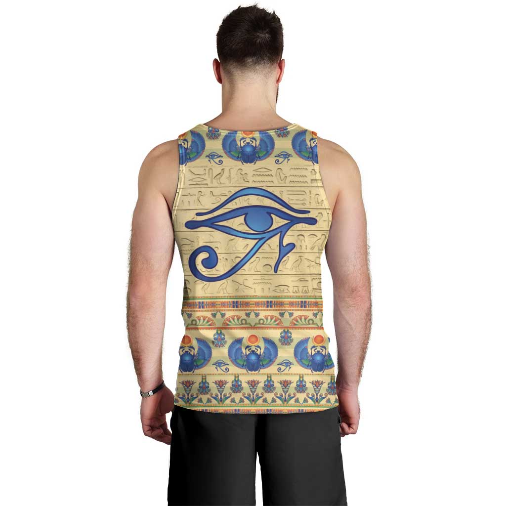 Ancient Egypt Scarab Beetle Men Tank Top - Wonder Print Shop