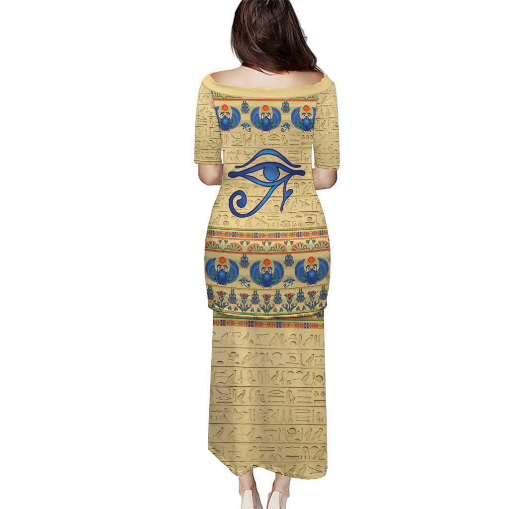 Ancient Egypt Scarab Beetle Puletasi - Wonder Print Shop