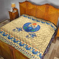 Ancient Egypt Scarab Beetle Quilt - Wonder Print Shop