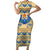 Ancient Egypt Scarab Beetle Short Sleeve Bodycon Dress - Wonder Print Shop